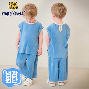 [몰리멜리] 심플리주름쿨링상하복