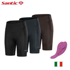 산틱 자전거 바지 여성 ITALY 패드 타이즈 반바지 5부 카고 WL24C05183