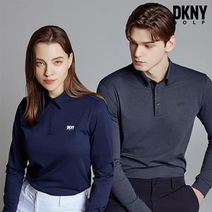 [DKNY GOLF][디케이앤와이] 24SS 롱슬리브 카라 긴팔티셔츠 남녀 3종세트 택1