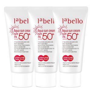 라벨로 아쿠아 선크림 썬크림 x 3개 / SPF50+ PA+++ 50ml 워터프루프 자외선차단 기능성