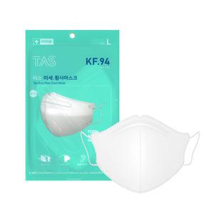 KF94 타스플러스 미세황사 마스크 대형 화이트 1매