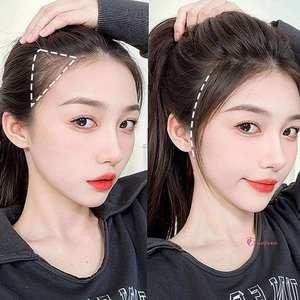 여자 부분가발 인모 앞머리 정수리 옆머리opq261
