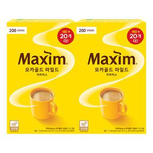 맥심 모카골드 마일드 400T(180T+20T 2개) 넌팩