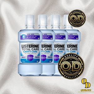 리스테린 불소가글 저자극가글 토탈케어 캐비티케어 마일드 750mL 4개
