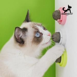 딩동펫 고양이 360도 회전 캣닢볼 4p 세트
