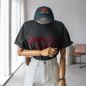 (안나앤모드) ribbon 실켓 후로킹 티셔츠[티셔츠DQW34]