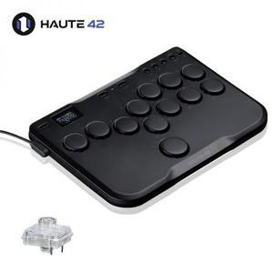 Haute42 조이스틱 히트박스 파이트스틱 PC PS3 PS4 스위치용 레버리스 미니 아케이드