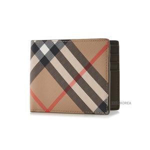 [버버리](김해점) FW24 남성 체크 바이폴드 반지갑 8095693 MS HIPFOLD BIN A2021