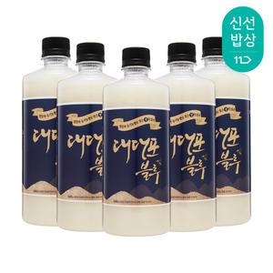 [품질보장] 담양 죽향도가 대대포 생 막걸리 6도 600ml x5병