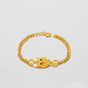 베티블루 995 999 24K 순금 뚱뚱한 미니 부엉이 여성 여자 3.75g 7.5g 11.25g 금 팔찌