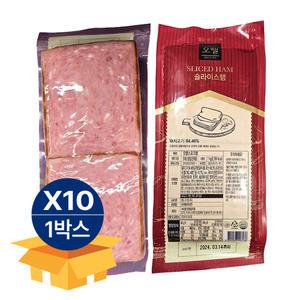 오뗄 스모크햄 슬라이스 1kg 냉장 X 10팩