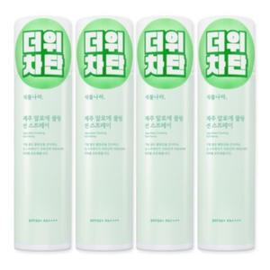 식물나라 제주알로에 쿨링 선 스프레이 100ml 4개