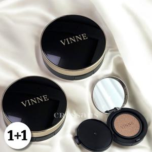 빈느 에센스 광채 쿠션 톤업 선쿠션 SPF50+ 모공 커버 21호 15g 2개