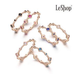 [르샵주얼리] 14K 클로버 패턴 반지(GoldPlated)_LJ4141BRR