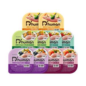듀먼 강아지 닭가슴살 자연화식 용기형 100g x 5종 x 2p 세트 (냉동)