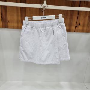[에꼴리에]3.5부 화이트 랩 바지 24B1255A