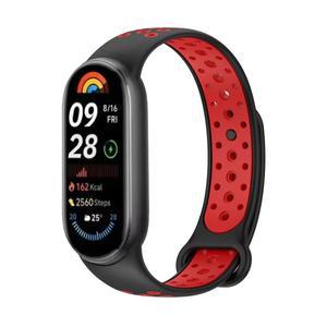 Xiaomi 스마트 밴드 9 용 실리콘 Mi Band 8 NFC 교체 팔찌 액세서리 스포츠 손목 correa