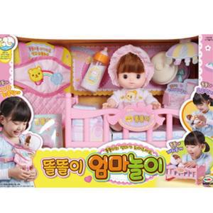 똘똘이 엄마놀이 아기띠 동생인형세트 키카 교회유치부 4살