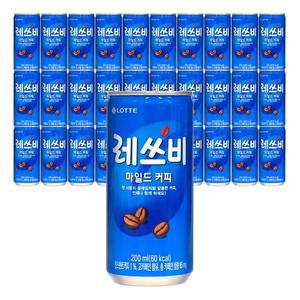 롯데 레쓰비 마일드 200ml 30개