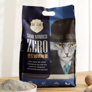 [레옹펫][행사상품] 고양이모래 샌드넘버제로 벤토나이트 6kg