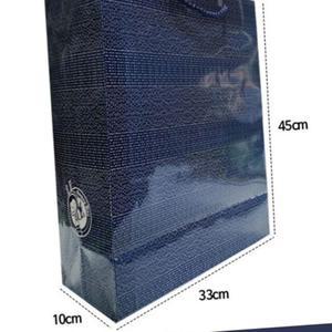 (제스트)펄 쇼핑백 1호-04 가로33X세로45X폭10cm 청색 추석