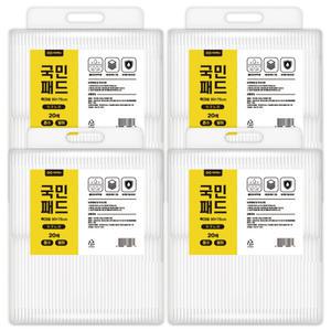 국민패드 이코노미 특대형 100g 80매 애견 강아지 방수 배변패드 추천 용품