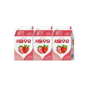 [서울우유] 딸기우유 200ml*3입
