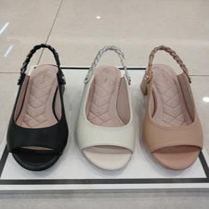 [엘칸토] 여성 5cm 2-WAY 베이직 오픈 토샌들 LCWW40U526