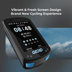 GEOID CC600 경로 탐색 자전거 GPS 컴퓨터 11개 언어 무선 속도계 자동 WIFI ANT+ 주행 거리계