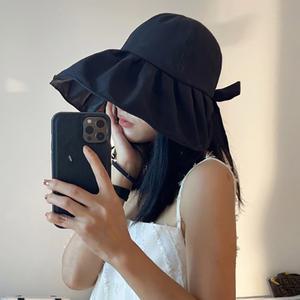 에스더 버킷햇 비치 여름 모자 비치 밀짚 여행 비니 지사 썬캡 왕골