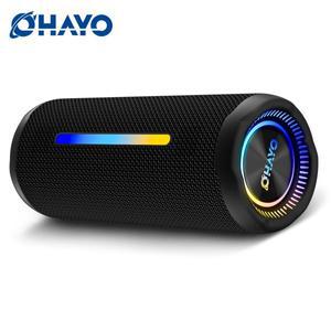 Ohayo X10 Max 35W 야외 휴대용 블루투스 스피커 IP7 방수 무선 사운드 박스베이스 부스트 BT5.3 RGB 조명