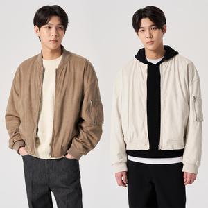 [에잇세컨즈] 소프트 페이크 스웨이드 블루종 (2종)