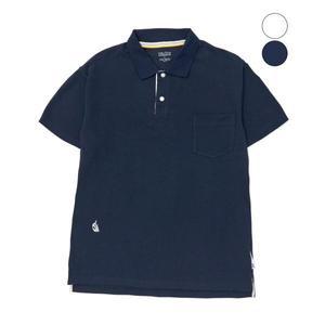 NAUTICA 클래식 포켓 반팔 폴로 티셔츠