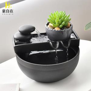 실내 분수대 사무실 거실 물 가습 티테이블 실내분수대 흐르는