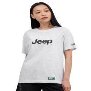 JEEP 빅로고 반팔티셔츠 JO2TSU091-멜란지화이트