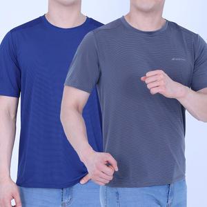 꽃중년 여름 기능성 반팔티 아웃도어 쿨티 얇은 시원한 작업복 상의 땀흡수 아이스 냉장고 노가다 빅사이즈
