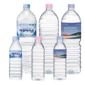 크리스탈 아쿠아시스 모닝캄 생수 2L 12병 모음전 500ml 40병 구매가능