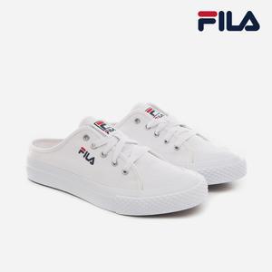 [공식] 휠라 클래식 킥스B 뮬 스니커즈 WHITE