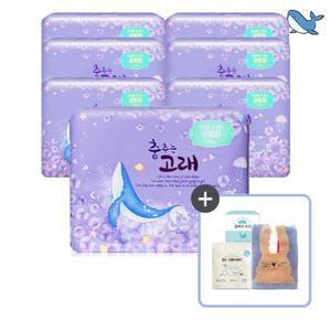 춤추는고래 대용량 생리대 오버나이트18P X 7팩 /126매