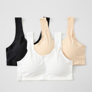 심리스 스포츠 브라 무봉제 노라인 누디 빅사이즈 브라