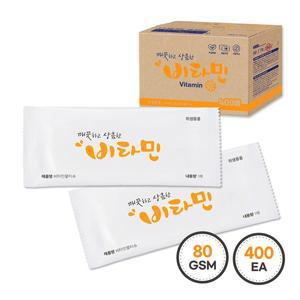 [기타]그린위생 업소용물티슈 비타민 s80 400매