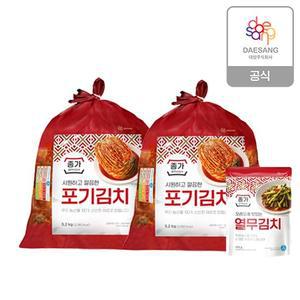 종가 종가집 중부식 포기김치 10.4kg + 열무김치 400g