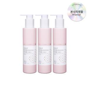 [질경이] 여성청결제 데일리 에코아워시 퓨어젤 200ml 3개