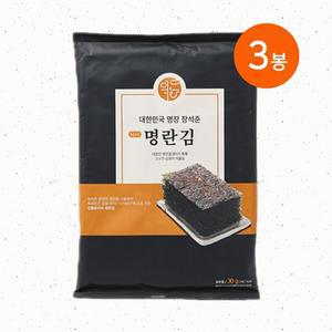 [제철엔] 명장 장석준 명란 전장김 30g x 3봉