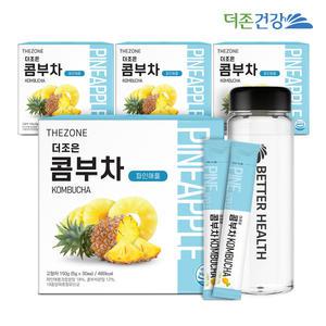 더존건강 더조은 콤부차 파인애플 30포 4박스+전용보틀