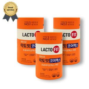 종근당건강 락토핏5x생유산균 코어맥스 60포 x3통 6개월분