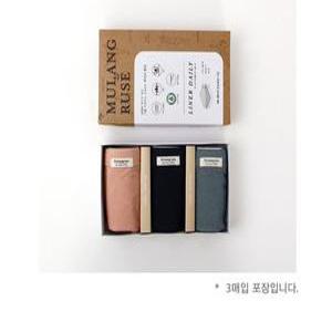 물랑루즈 제로 라이너 데일리 여성 삼각 팬티 3매입 MWDSN-755