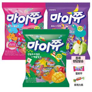 마이쮸 284g 딸기복숭아(1개)+포도사과(1개)+멜론애플망고(1개) / (각1개, 총3개)