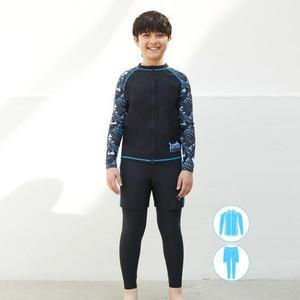 베이직엘르 남아동 집업래쉬가드 레깅스 세트 BEB-T702K