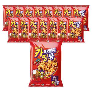 크라운 카라멜콘땅콩, 72g, 16개